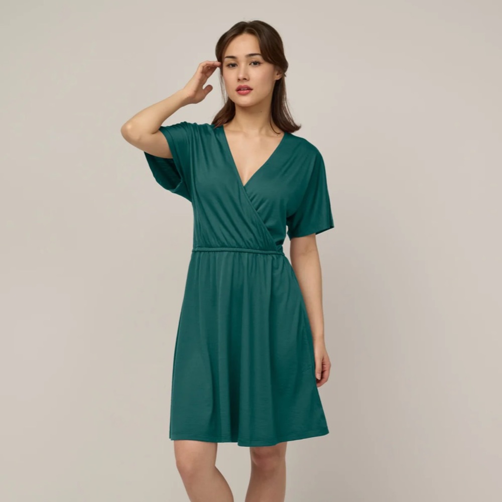 Brooklyn Wrap Dress from wool&